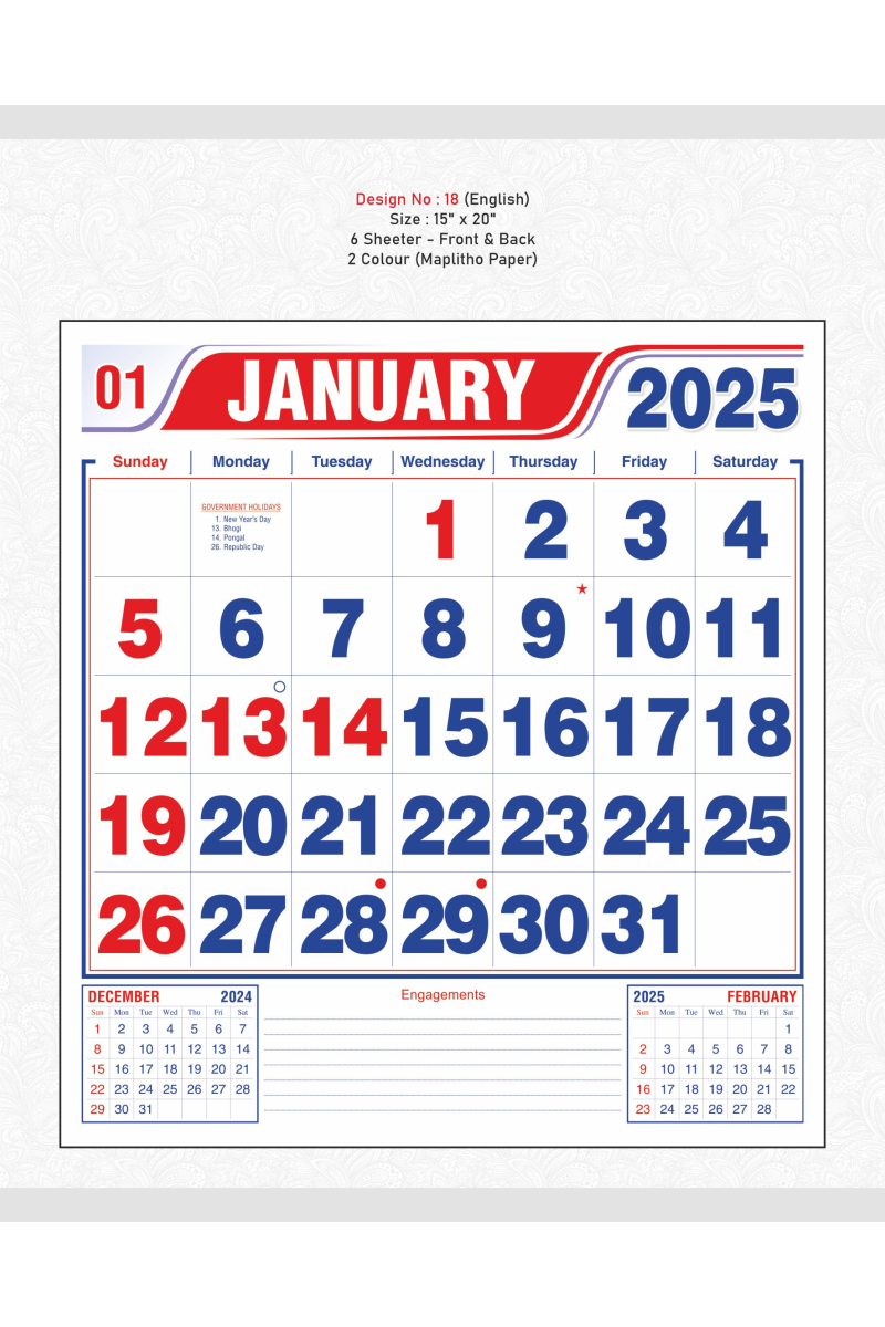 Placeholder Calendar Image